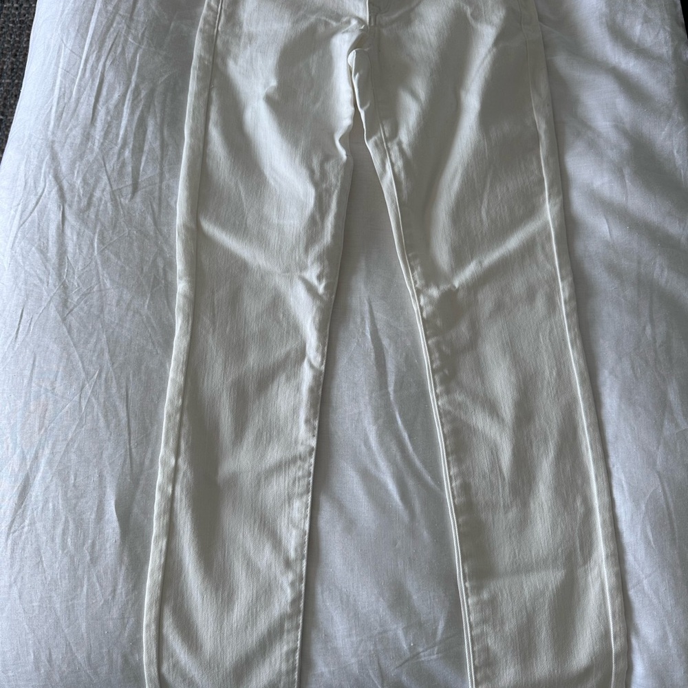 Club Monaco Women's White Skinny Jeans
